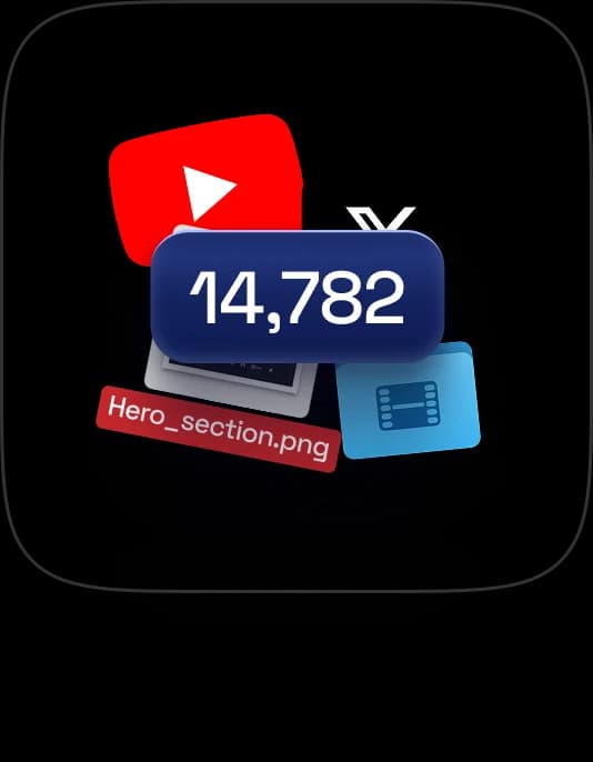 Card with video content